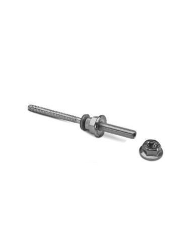 NOVOTEGRA Set tornillo dobre rosca para acero M10 140 mm